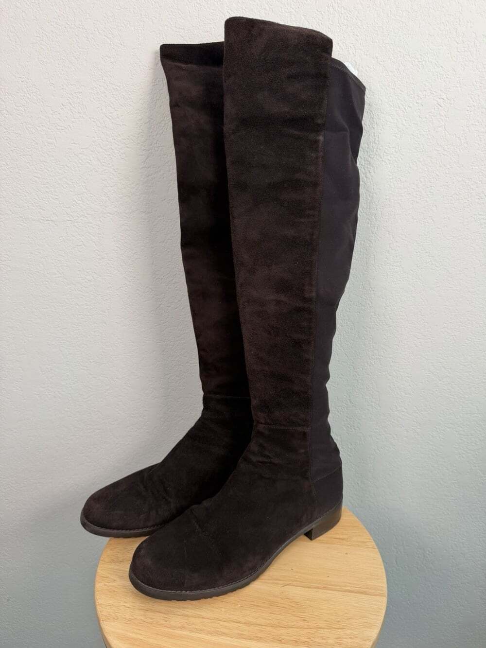 Stuart Weitzman Brown Suede Over-the-Knee Stretch Riding Boots Women’s 9 / 39.5